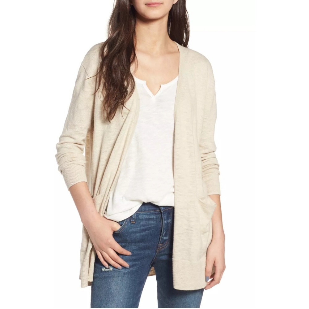 Madewell Summer Ryder Cream Cardi - XS